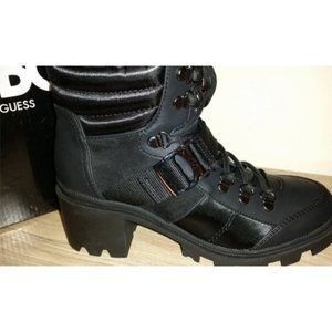 GbG Guess Lug sole black Combat boots Rollin